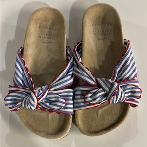 Jcrew Crewcuts Loeffler Randall Striped Sandals